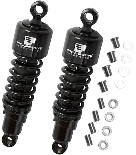 Amazon.com: Progressive Suspension 412-4066B Black Anodized